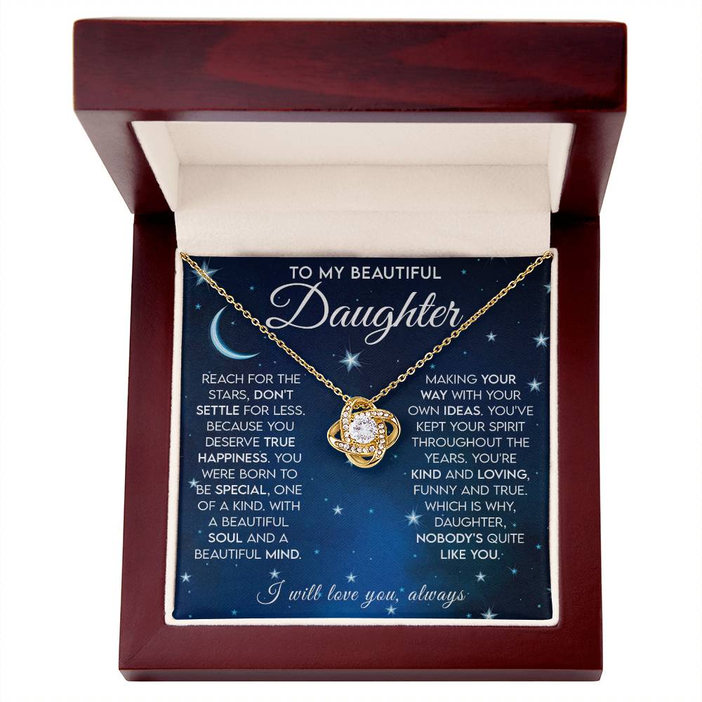 Love Knot Necklace: A Sentimental Gift for Your Beautiful Daughter