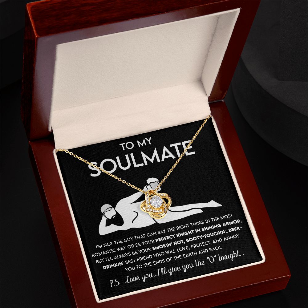 Soulmate Love Knot Necklace: A Symbol of Unbreakable Bond and Playful Romance