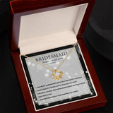 Adjustable Chain Bridesmaid Necklace - Necklace with an adjustable chain.