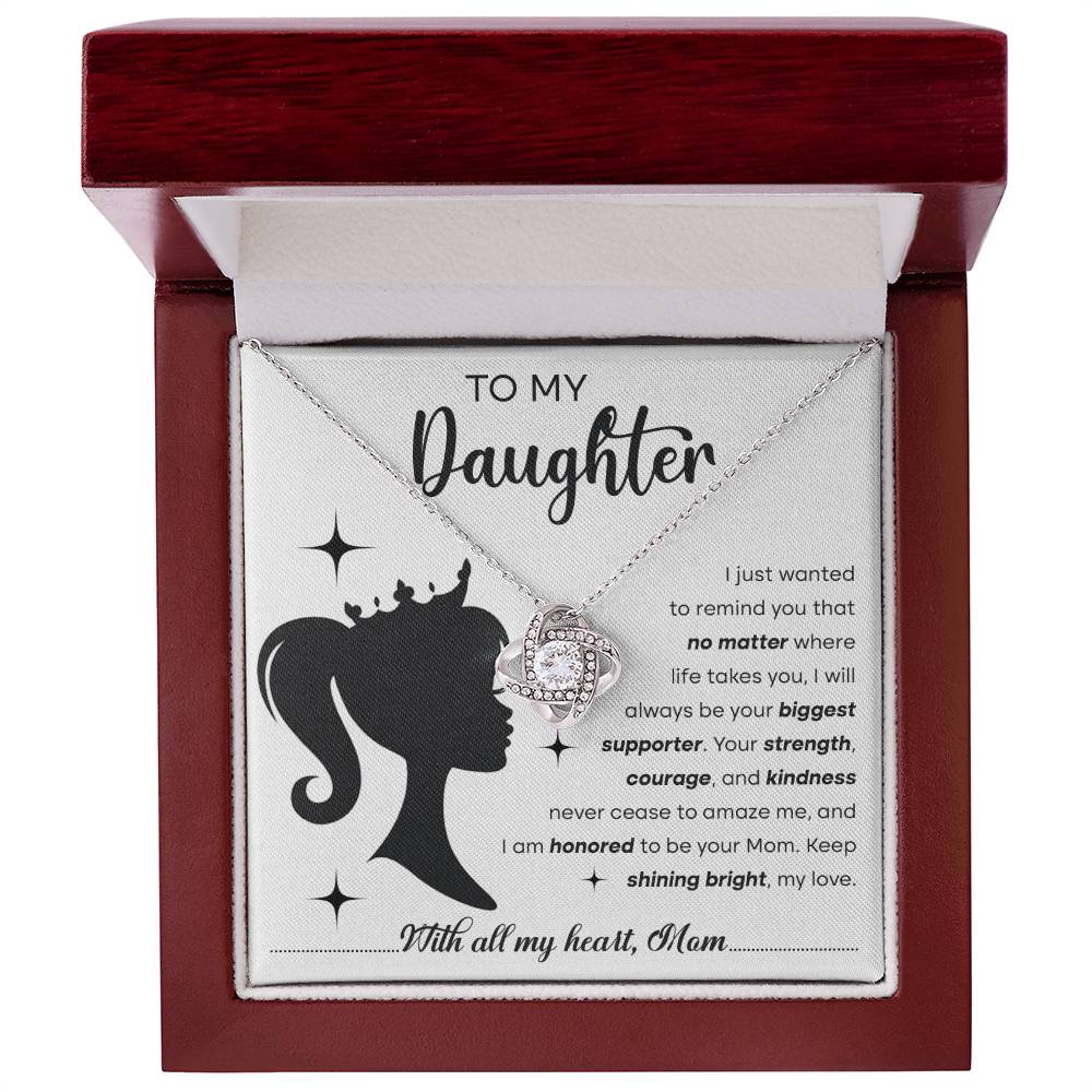 Symbol of Unity - Love knot Necklace for my Daughter