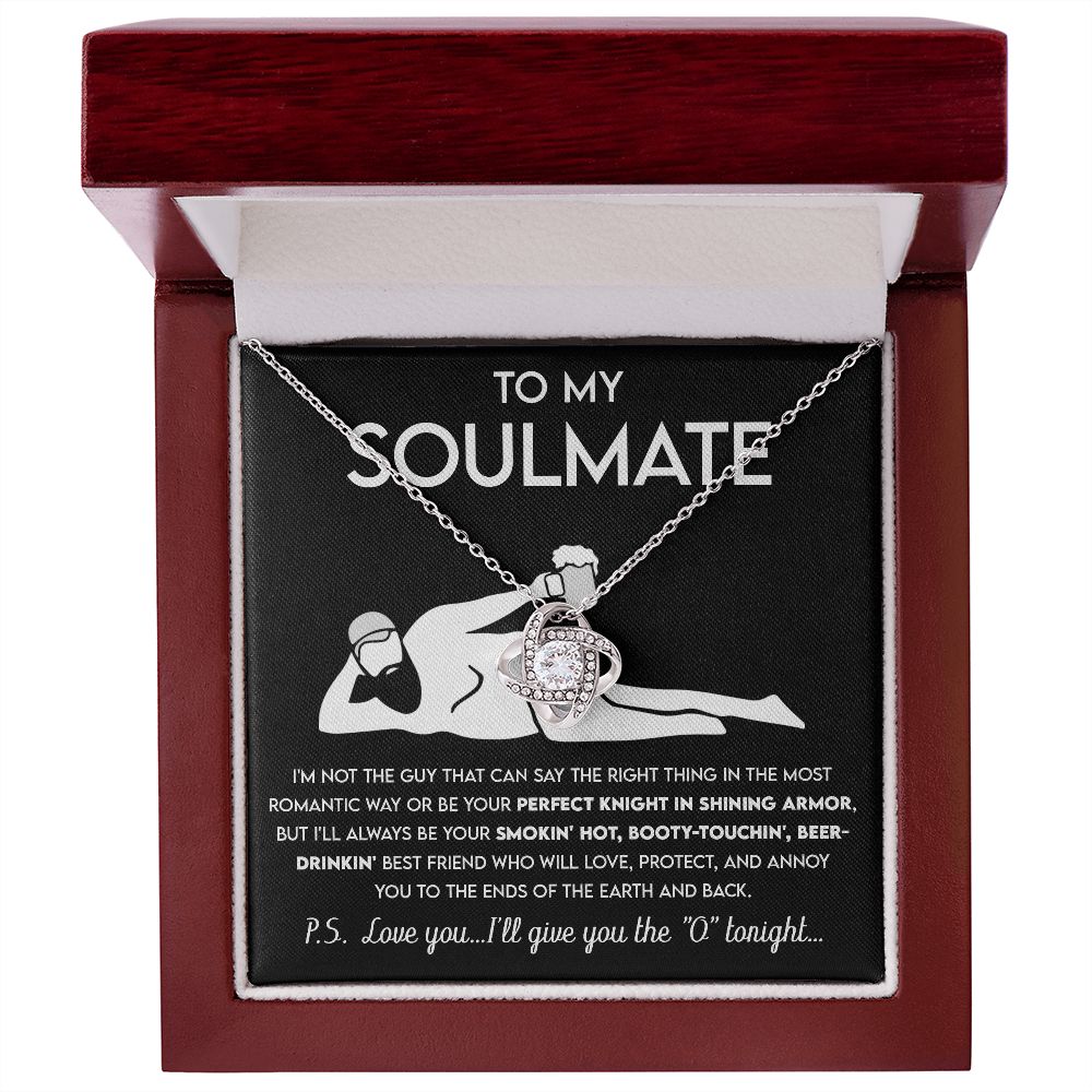 Soulmate Love Knot Necklace: A Symbol of Unbreakable Bond and Playful Romance