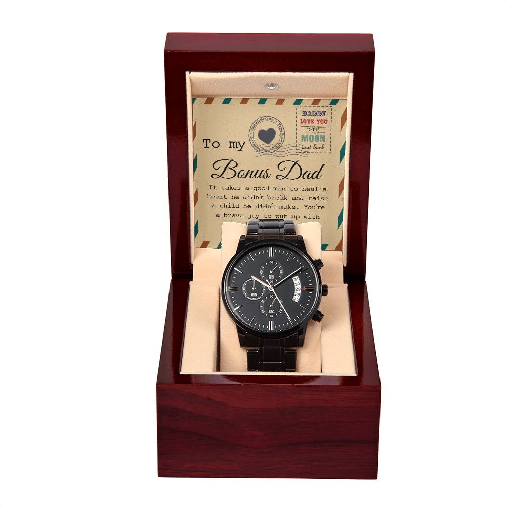 Bonus Dad-Heal A Heart- Stylish Chronograph Watch | Perfect Father's Day Gift