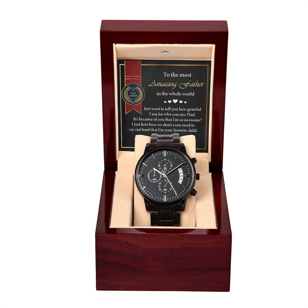 Dad-I Love You-Stylish Chronograph Watch | Perfect Father's Day Gift