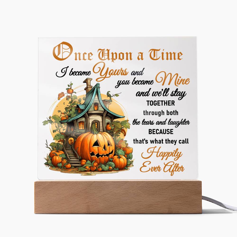 Halloween - Tears and Laughter - Acrylic Plaque