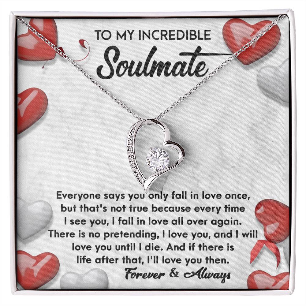 Soulmate-Love You Then Forever Love Pendant Necklace