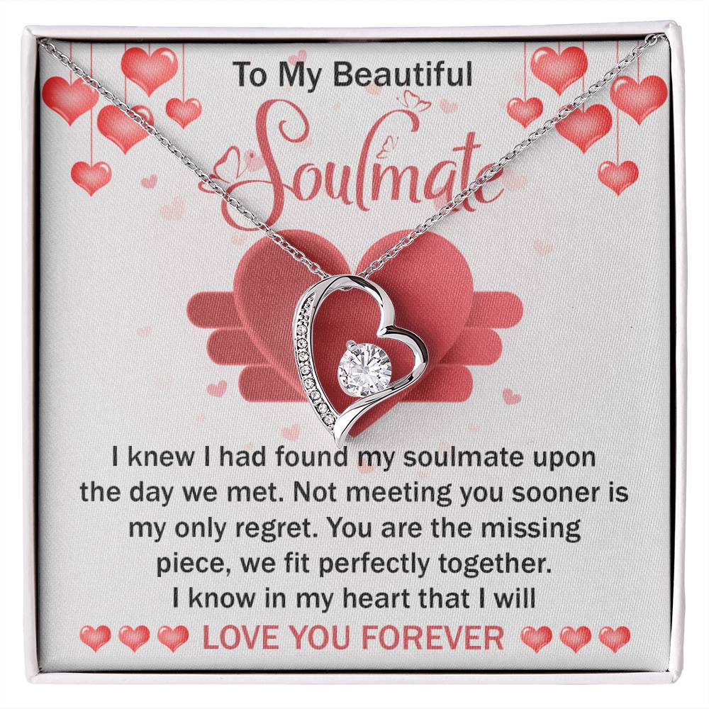 Soulmate-The Missing Piece Forever Love Pendant Necklace
