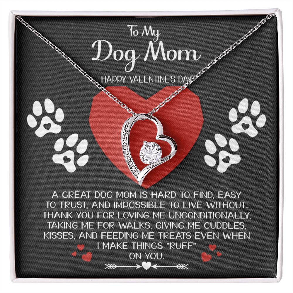 Dog Mom-Hard To Find Forever Love Pendant Necklace