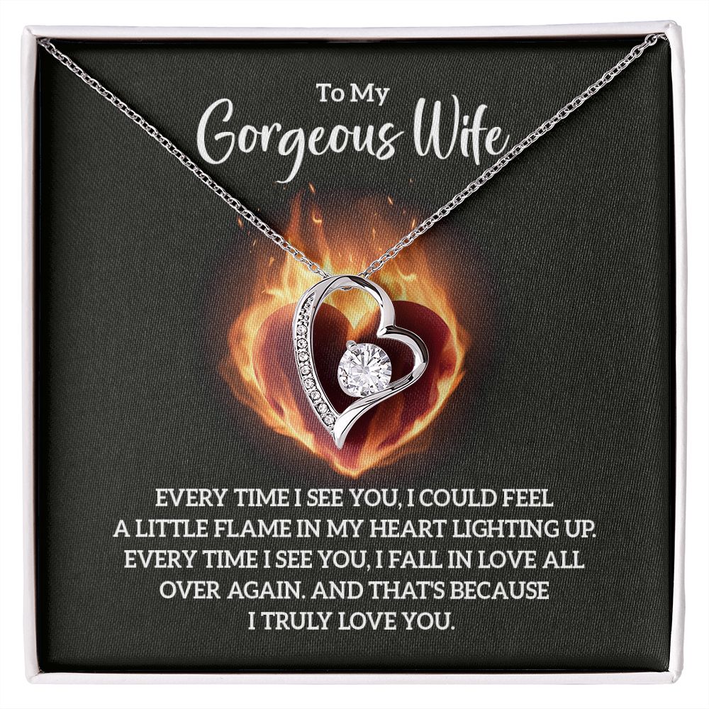 Forever Love: Necklace for Wife - Igniting Flames of Affection