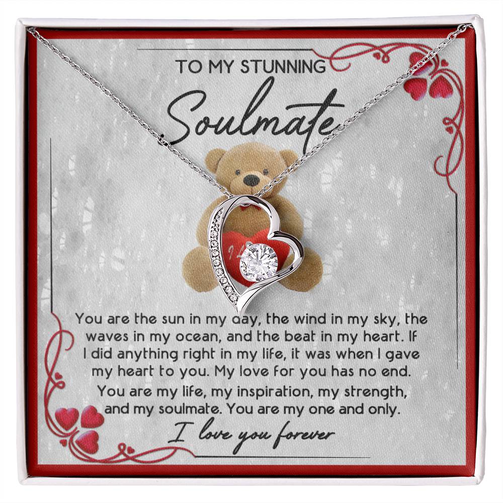 Soulmate-In My Heart 2 Forever Love Pendant Necklace
