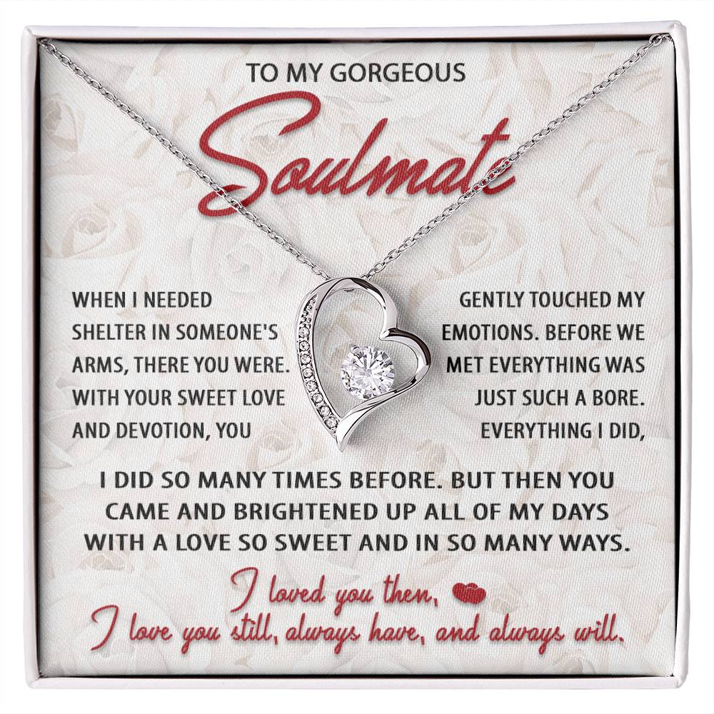 Soulmate-Sweet Love Forever Love Pendant Necklace