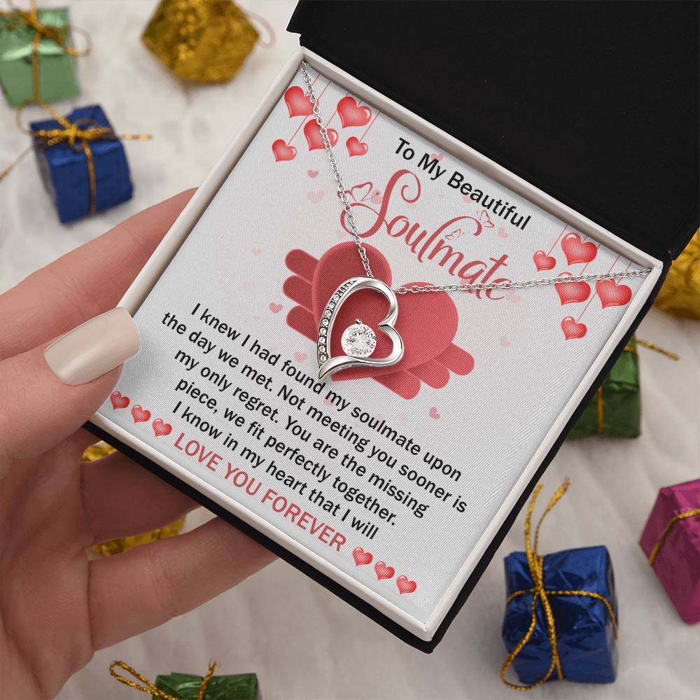 Soulmate-The Missing Piece Forever Love Pendant Necklace