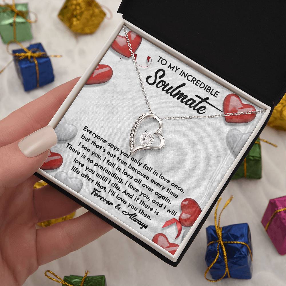 Soulmate-Love You Then Forever Love Pendant Necklace