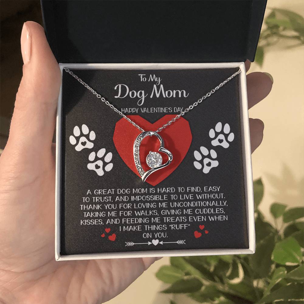 Dog Mom-Hard To Find Forever Love Pendant Necklace