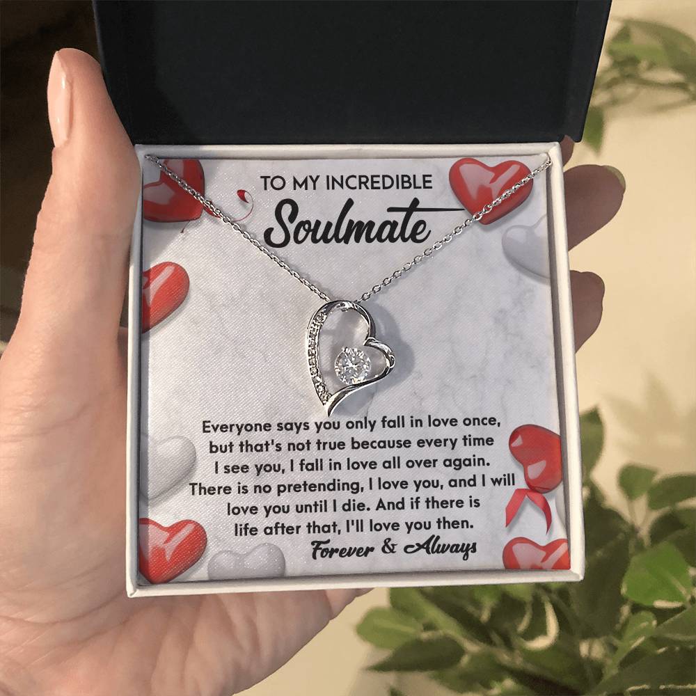 Soulmate-Love You Then Forever Love Pendant Necklace