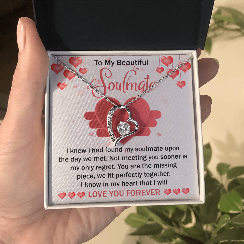 Soulmate-The Missing Piece Forever Love Pendant Necklace
