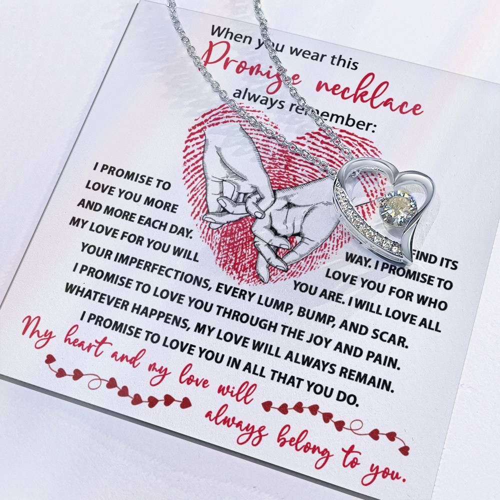 Soulmate-I Promise Forever Love Pendant Necklace