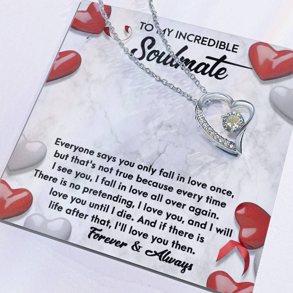 Soulmate-Love You Then Forever Love Pendant Necklace