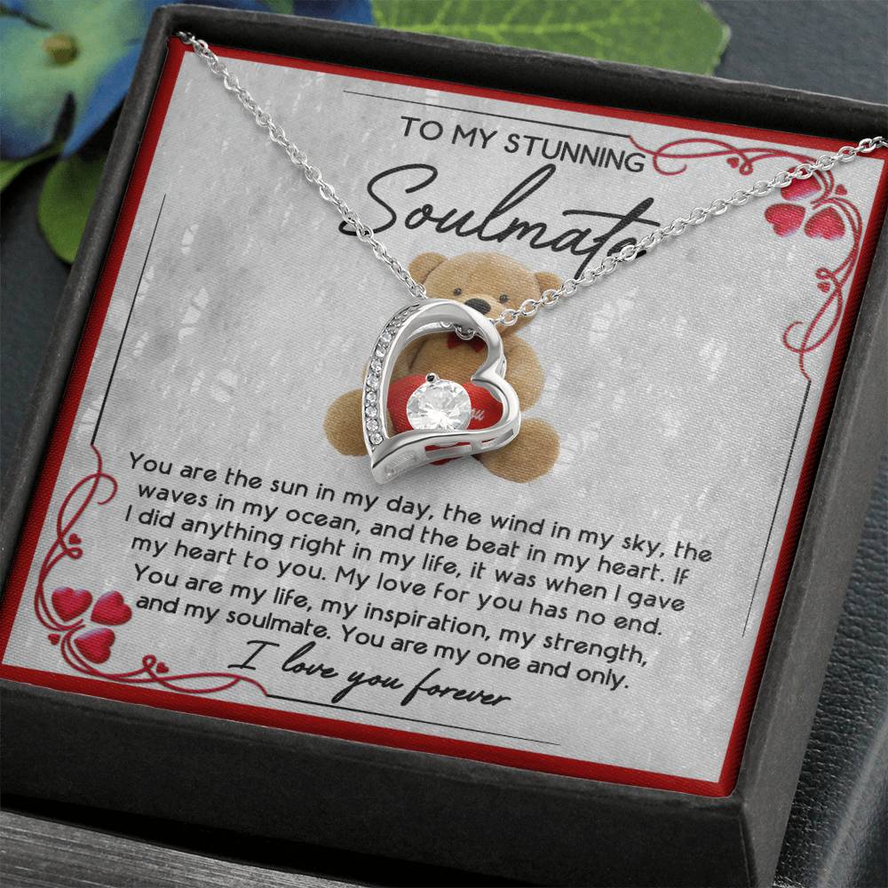 Soulmate-In My Heart 2 Forever Love Pendant Necklace