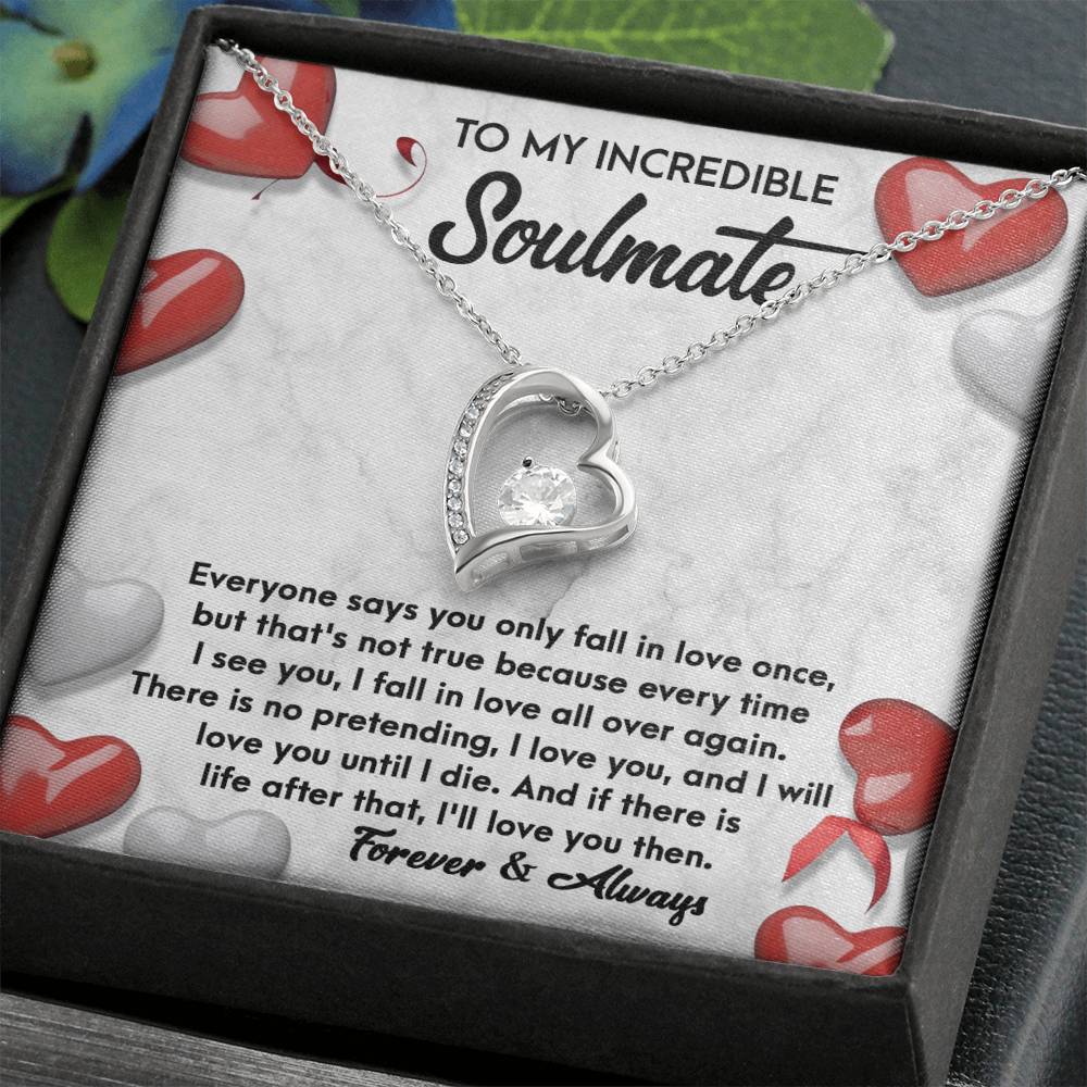 Soulmate-Love You Then Forever Love Pendant Necklace