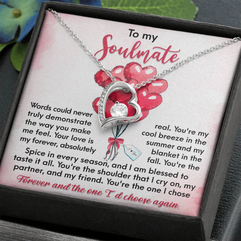 Soulmate-I Chose Forever Forever Love Pendant Necklace