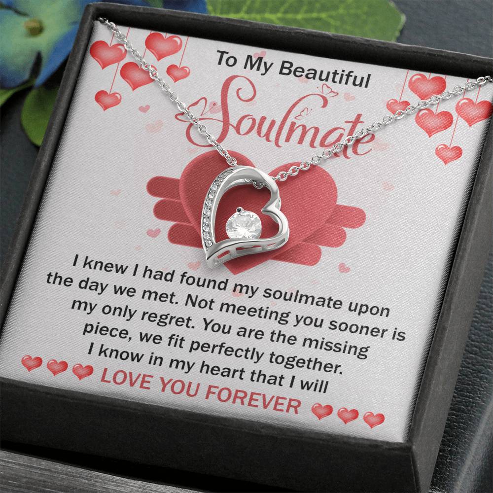 Soulmate-The Missing Piece Forever Love Pendant Necklace