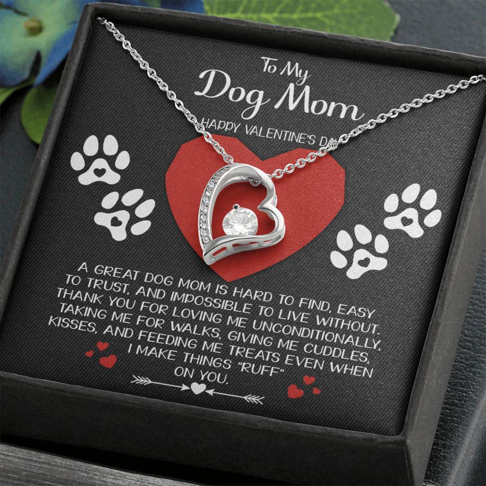 Dog Mom-Hard To Find Forever Love Pendant Necklace
