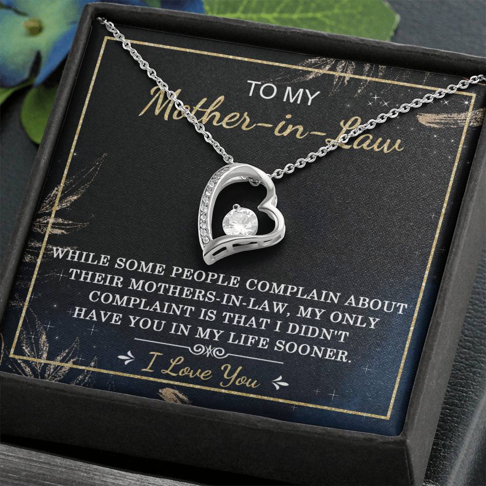 Mother-In-Law-In My Life Forever Love Pendant Necklace