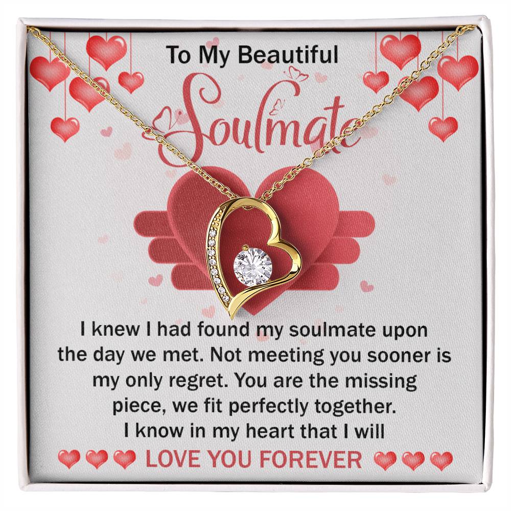 Soulmate-The Missing Piece Forever Love Pendant Necklace