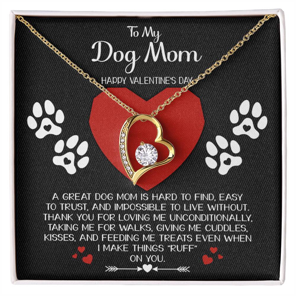 Dog Mom-Hard To Find Forever Love Pendant Necklace