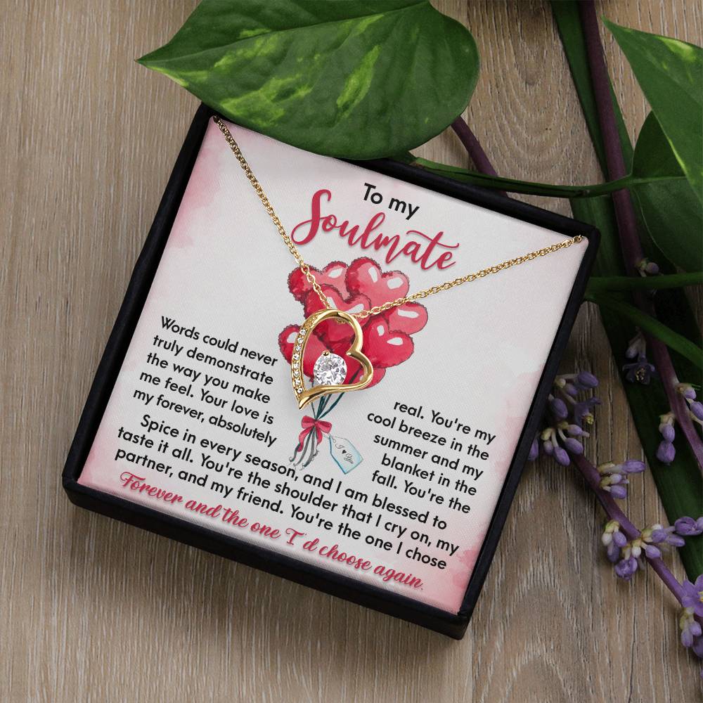 Soulmate-I Chose Forever Forever Love Pendant Necklace
