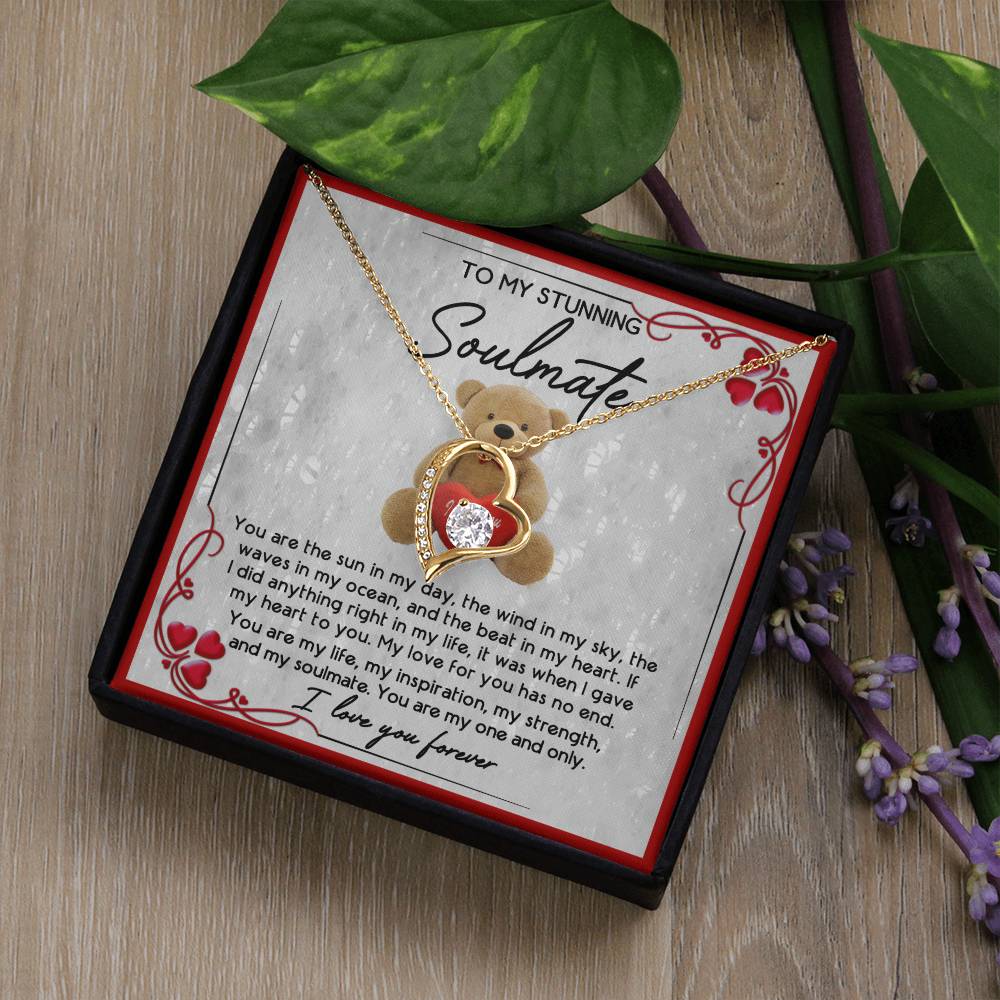Soulmate-In My Heart 2 Forever Love Pendant Necklace