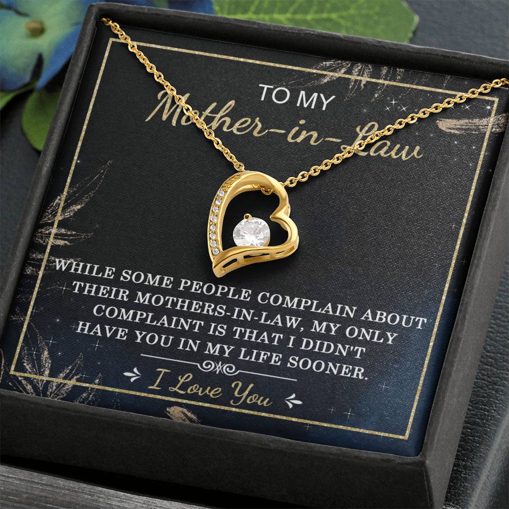 Mother-In-Law-In My Life Forever Love Pendant Necklace