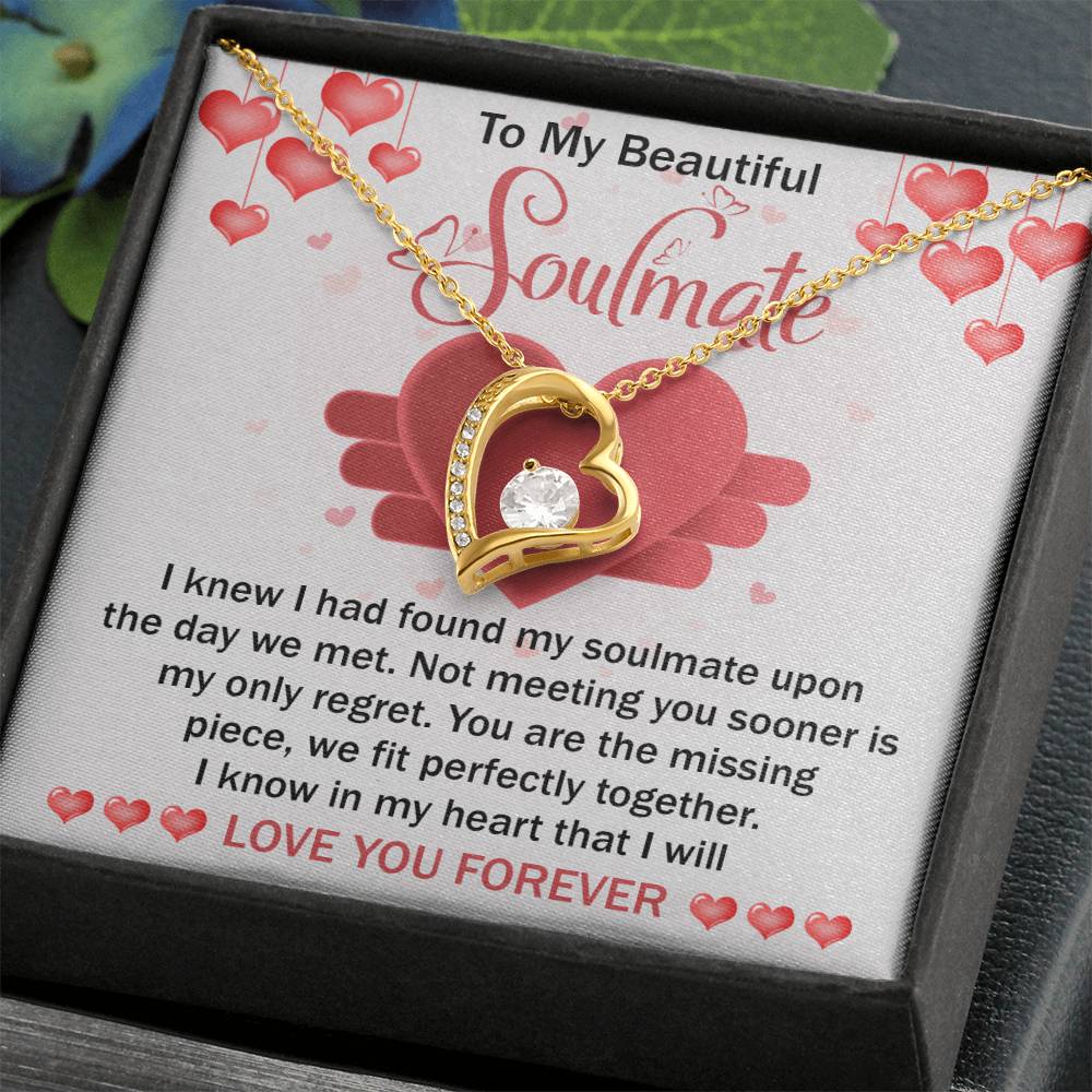 Soulmate-The Missing Piece Forever Love Pendant Necklace