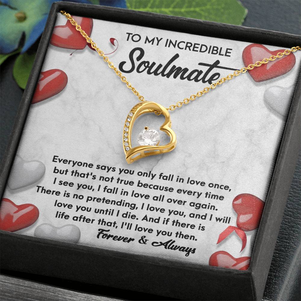 Soulmate-Love You Then Forever Love Pendant Necklace