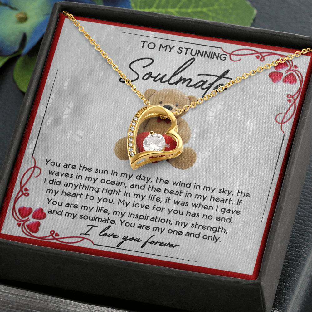 Soulmate-In My Heart 2 Forever Love Pendant Necklace
