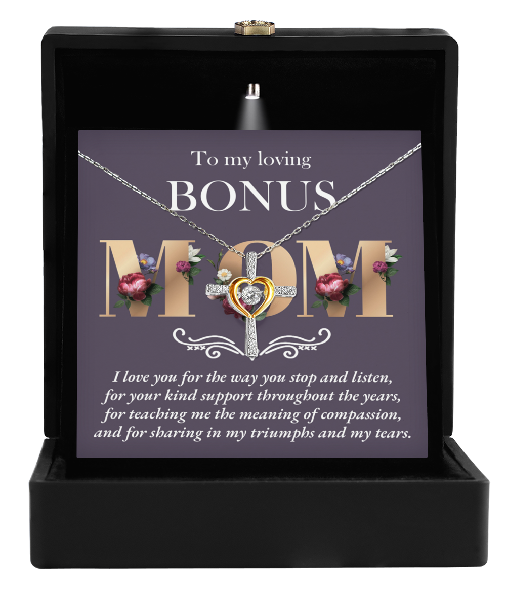 Bonus Mom-Throughout The Years - Cross Necklace