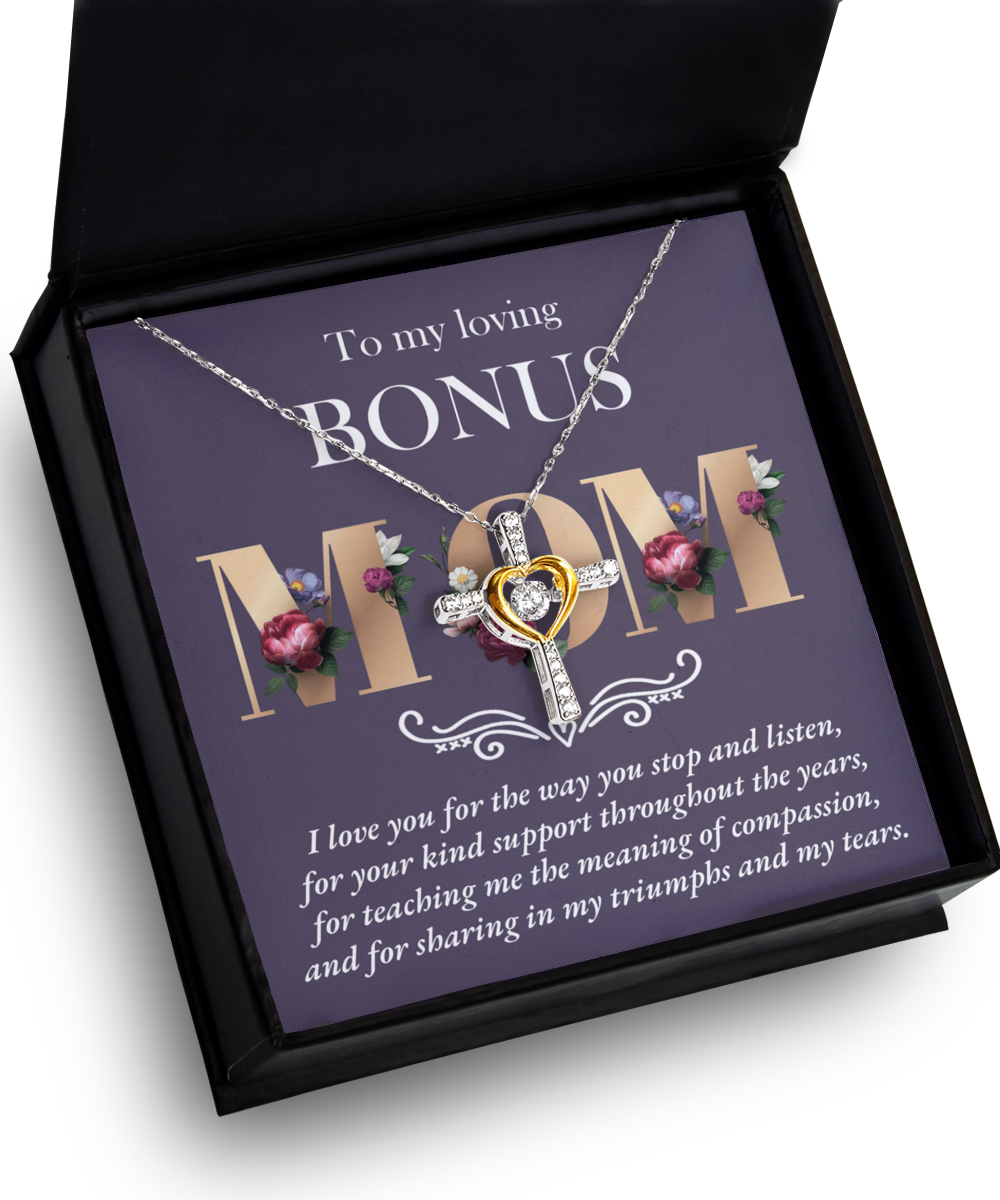 Bonus Mom-Throughout The Years - Cross Necklace