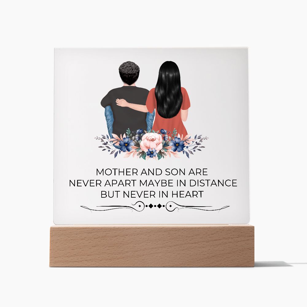 Mother and Son Never Apart Acrylic Plaque