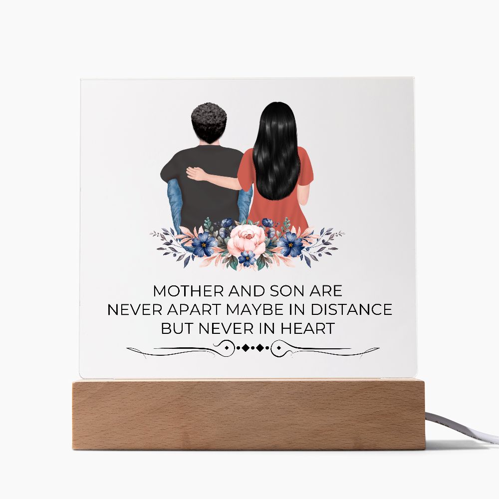 Mother and Son Never Apart Acrylic Plaque