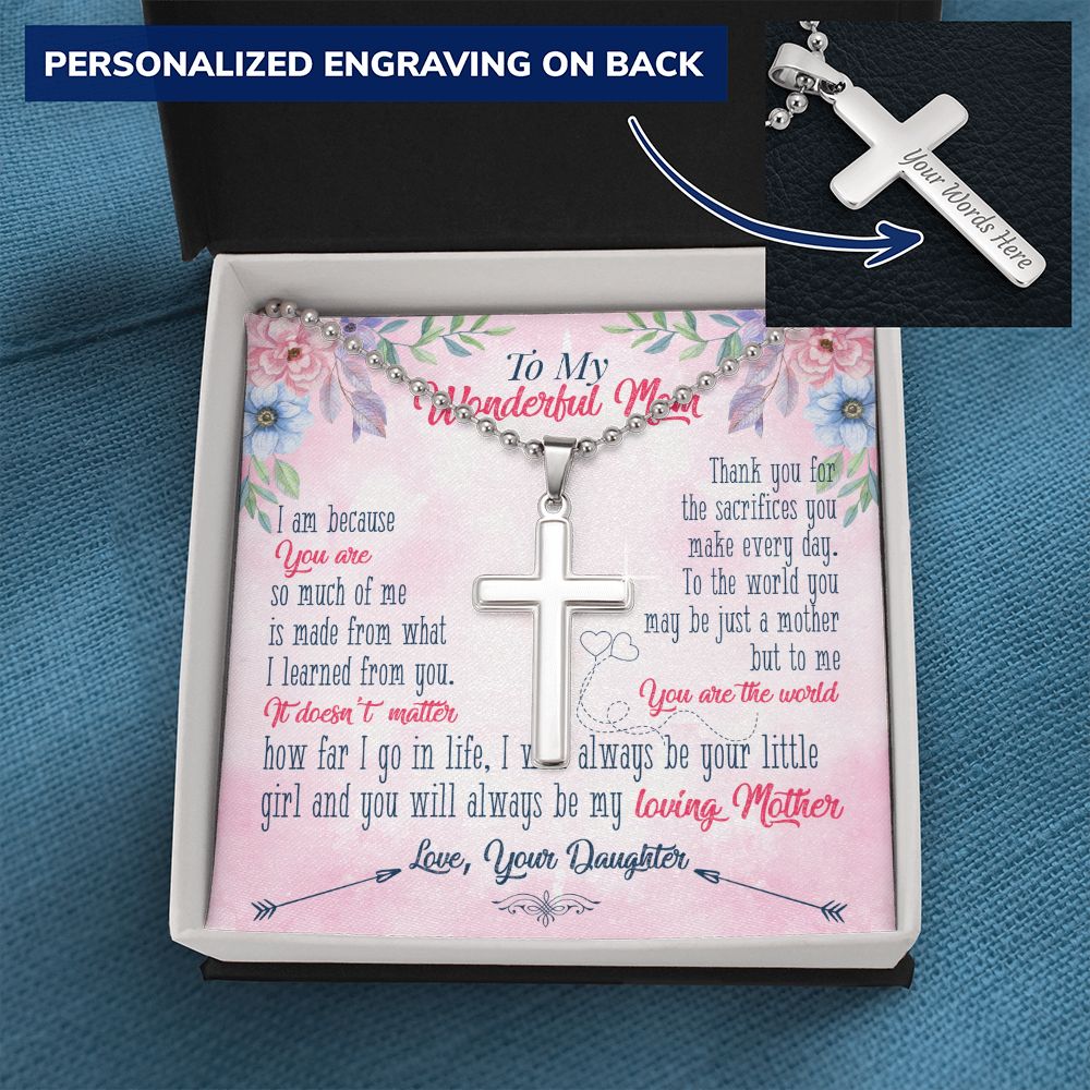 Personalized Cross for Mom