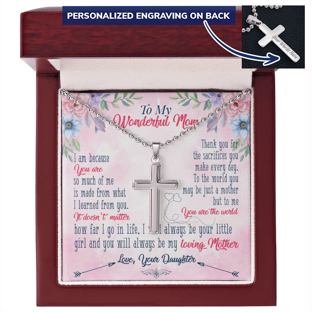 Personalized Cross for Mom