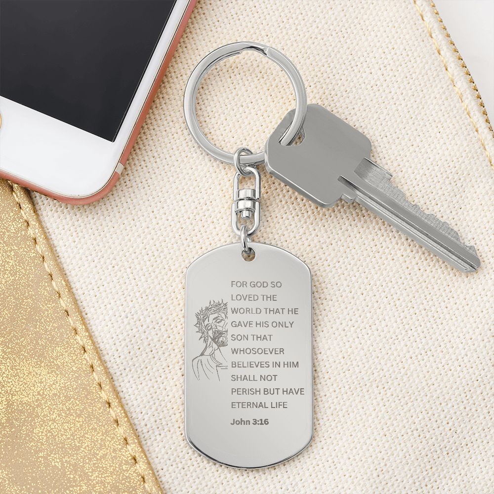 John 3:16 Key Chain
