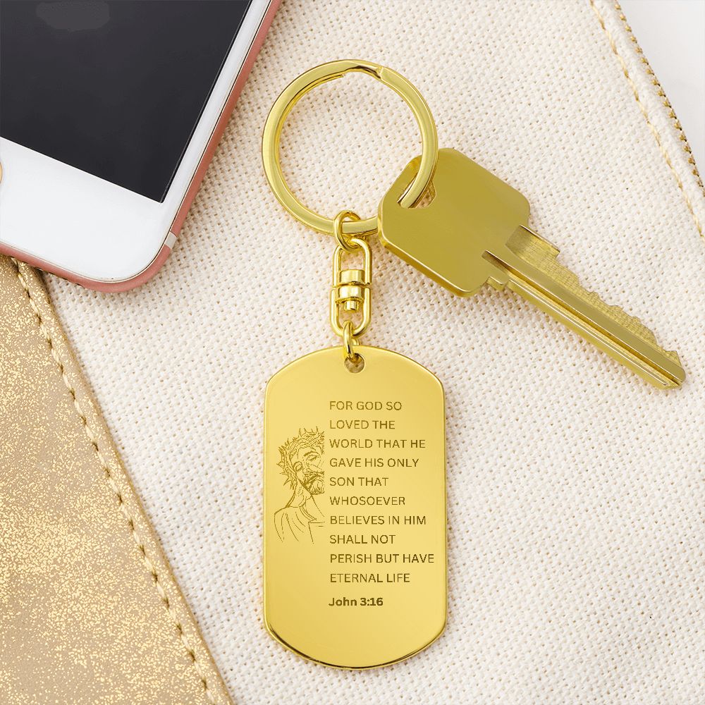 John 3:16 Key Chain
