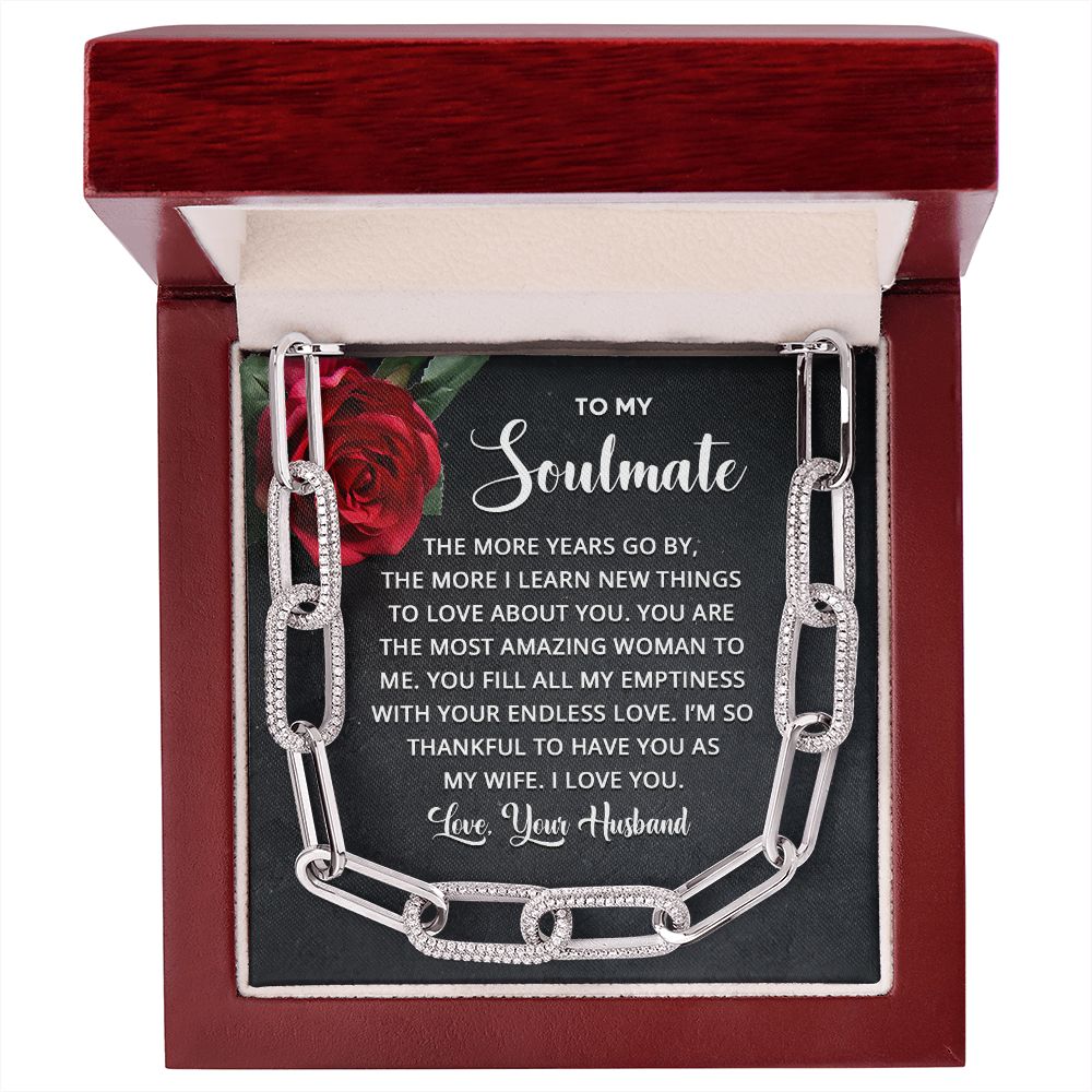To My Soulmate - Forever Linked Necklace
