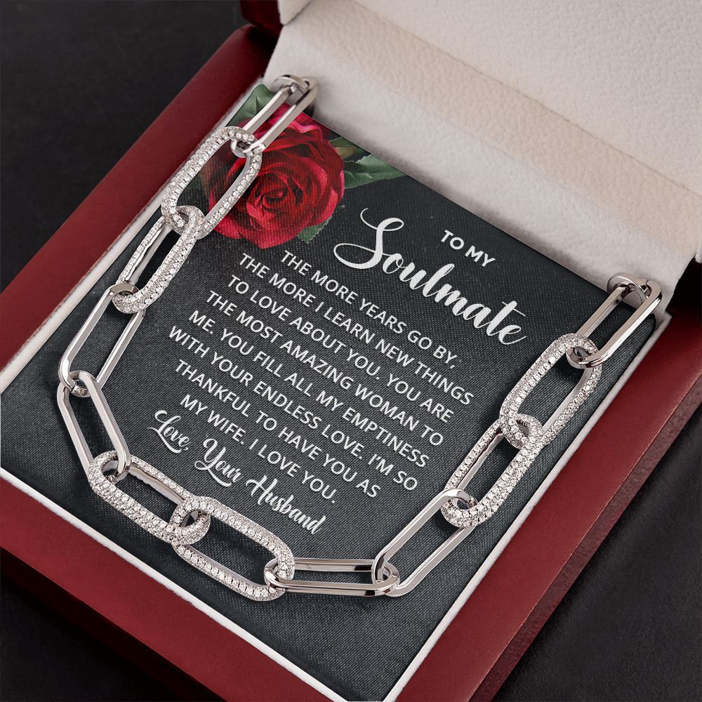 To My Soulmate - Forever Linked Necklace