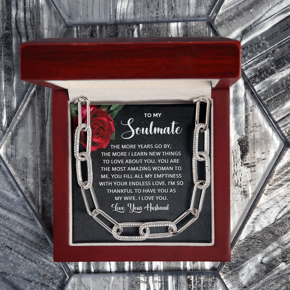 To My Soulmate - Forever Linked Necklace