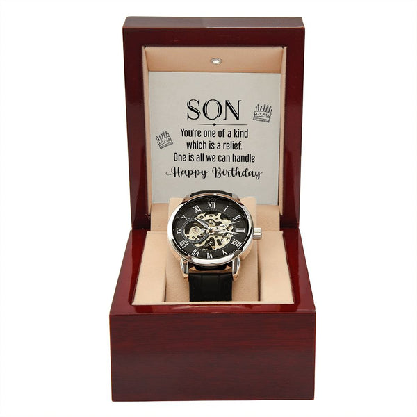 To Son - Happy Birthday Watch