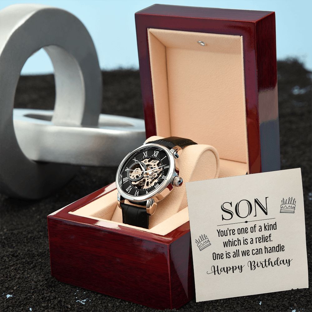 To Son - Happy Birthday Watch