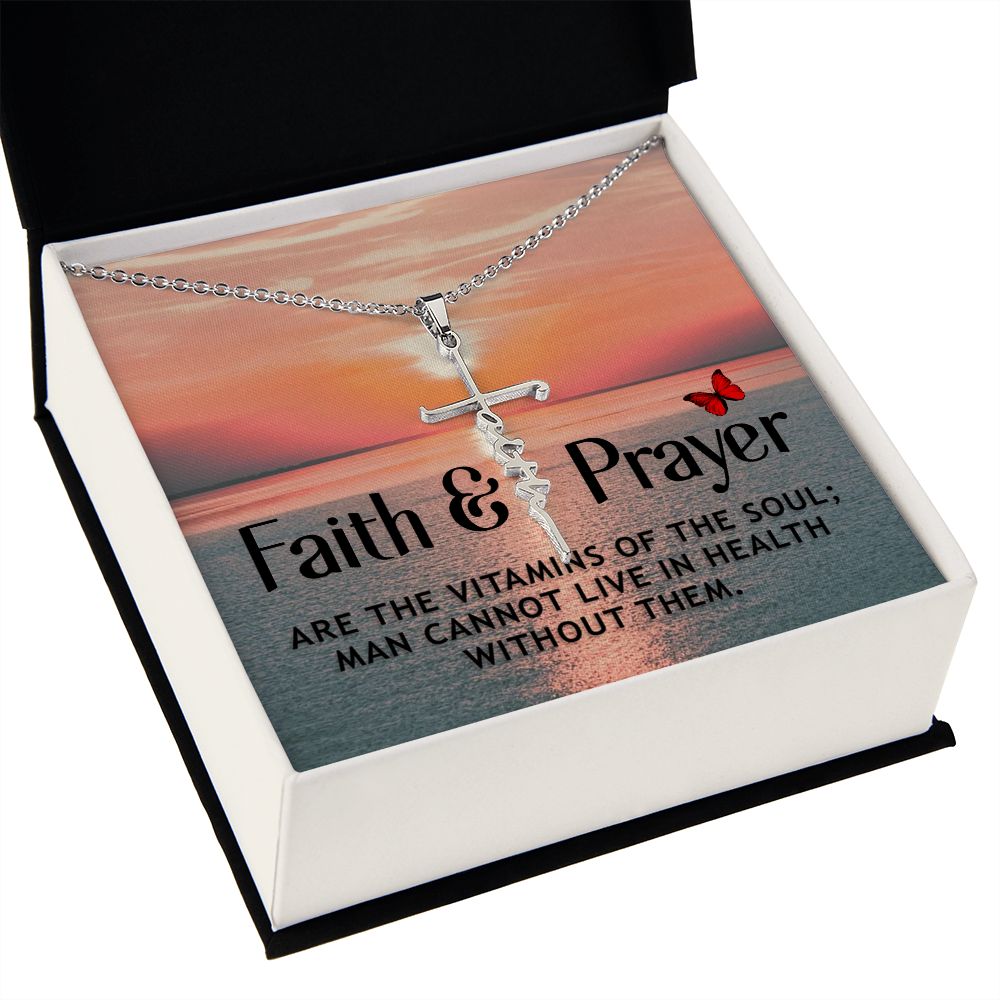 Faith Cross Necklace - Vitamins of the soul