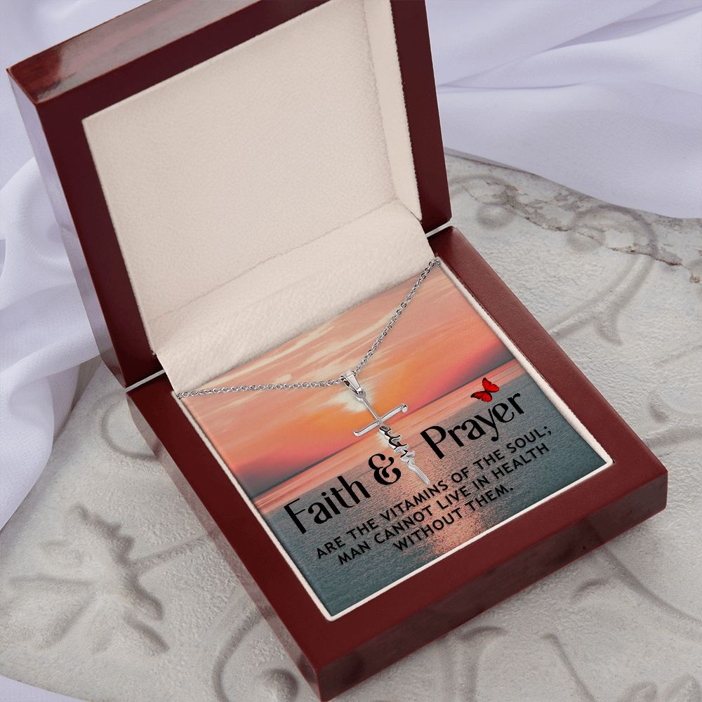 Faith Cross Necklace - Vitamins of the soul